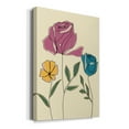 thumbnail image 2 of Colored Floral II Premium Gallery Wrapped Canvas - Ready to Hang, 2 of 9