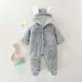 thumbnail image 2 of KVPLBQFD Kids Jumpsuit Baby One Pieceset Neutral Onesies Thickened Warm Outdoor Clothing for Winter Baby Kids Clothing 0-3 Months Baby Boy Clothes, 2 of 4