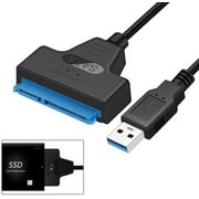USB 3.0 to 2.5" SATA III Hard Drive Adapter 0.5 M Long Cable w/UASP - SATA to USB 3.0 Converter for SSD/HDD