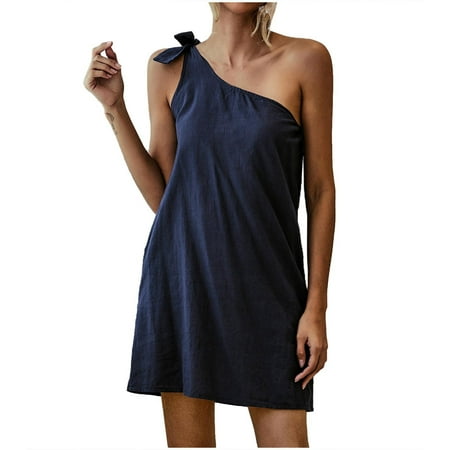 

Inkach Womens Bandage Solid Dresses Slim Dress