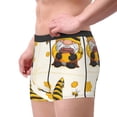 thumbnail image 2 of Fotbe Beekeeper Gnome Holding A Glass Men’s Total Support Pouch Boxer Briefs, X-Temp Cooling, Moisture-Wicking Underwear, Regular, Long-leg and Trunk-Medium, 2 of 6