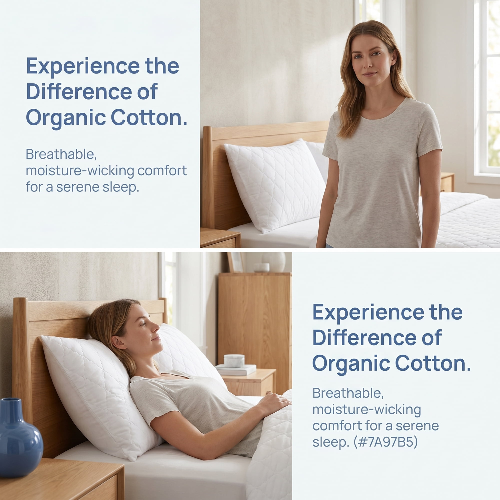 Unique Bargains Breathable Hypoallergenic Envelope Pillow Protectors Standard White 20" x 26"