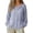Navy, variant on Women's Fashion Solid Color Cotton Linen Long Sleeve Button Down Shirt, Lightweight Sun Protection Top for Summer Daily Wear, Casual and Breathable Khaki L