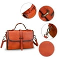 thumbnail image 3 of Genuine Leather Purses and Handbags Women Vintage Crossbody Shoulder Bag Satchel, 3 of 7