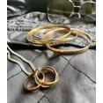 thumbnail image 3 of Stimm Triple Bangle Set, Interlocking Silver Gold Rose Gold Bangles, Unisex, 3 of 4
