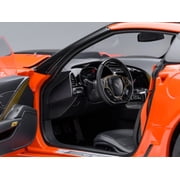 2019 Chevrolet Corvette C7 ZR1 Sebring Orange Tintcoat with Carbon Top 1/18 Model Car by Autoart
