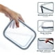 thumbnail image 3 of 10 paquetes de recipientes de vidrio para almacenar alimentos con tapas, recipientes de vidrio para preparar comidas, recipientes herméticos para el almuerzo, aptos para congelador y microondas, 3 of 6