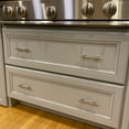 thumbnail image 3 of Alpine Hardware Solid Euro Style Bar Handle Pull | 25Pack ~ 3" Hole Center & 5 3/8" Length | Heavy Stainless Steel Banded T-Bar Pull with a Satin Nickel Finish | Cabinet Hardware, 3 of 3