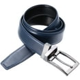 thumbnail image 5 of Marino Reversible Leather Belt For Men - Classic Dress Belt 1.25" Wide - With Removable Rotating Buckle, 5 of 5