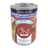 (12 Pack) Purina ONE +Plus Senior Dog Food, Classic Ground Vibrant Maturity 7+ Turkey and Barley Entree, 13 oz. Cans