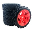 thumbnail image 3 of 4 Juego de neumáticos de goma hexagonales de 12 mm de repuesto para Wltoys rojo Zulema Ruedas y neumáticos de coche RC, 3 of 5