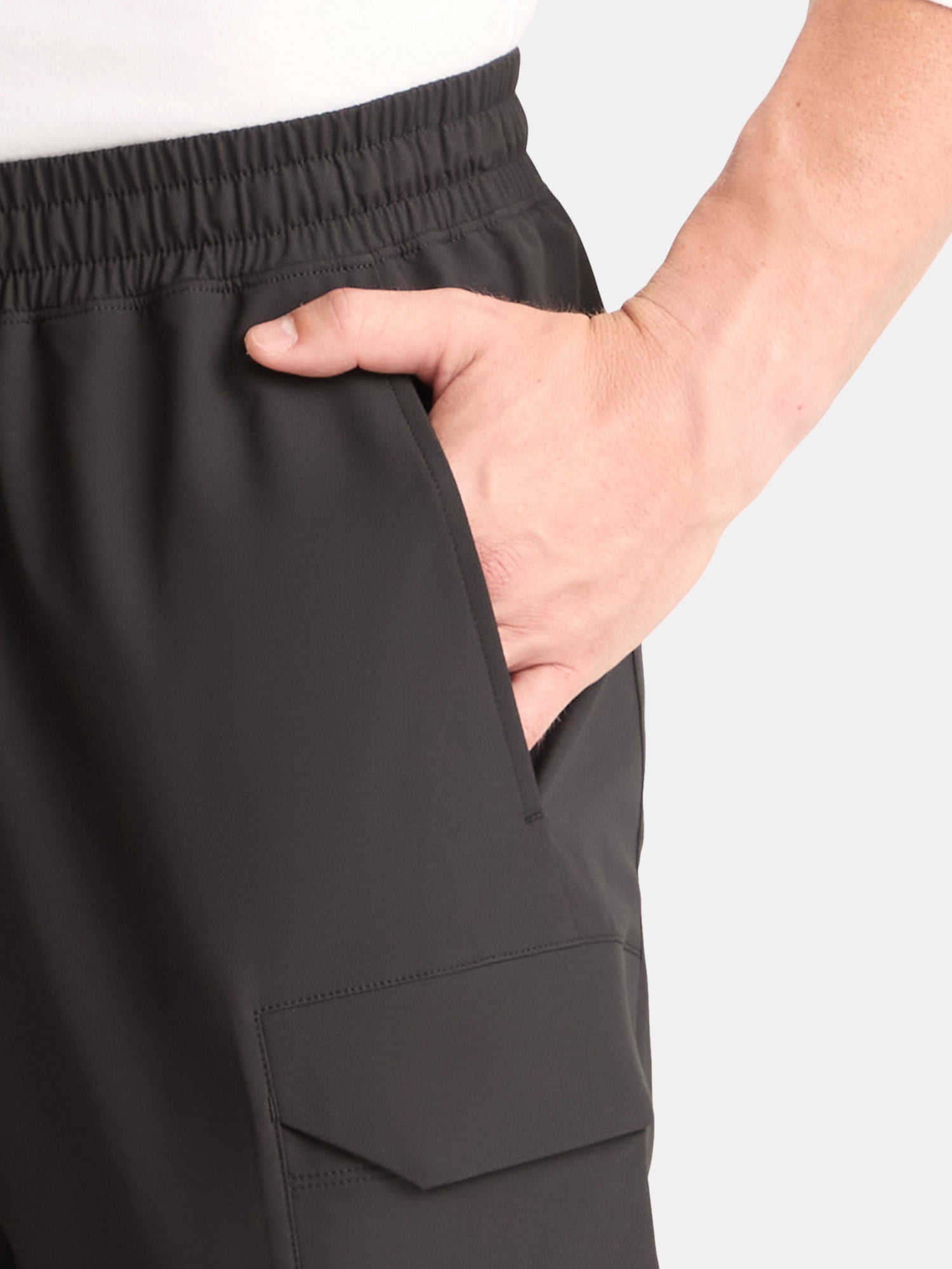 Athletic Works Men’s and Big Men’s Stretch Cargo Pants, Sizes S-3XL
