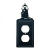 Village Wrought Iron Lighthouse - Single Outlet Cover