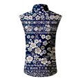 thumbnail image 5 of LTTVQM Mens Hawaiian Shirts 2026 Summer Beach Sleeveless Button Down Shirt Casual Loose Tropical Print T-Shirts Vacation Outfit Wine XL, 5 of 5