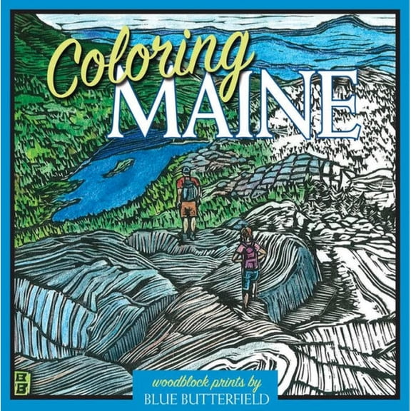 Coloring Maine, (Paperback)