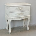 thumbnail image 2 of Carved Wood Two Drawer Table, 2 of 2
