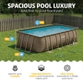 thumbnail image 2 of Funsicle 18 Ft Oasis Designer Lap Above Ground Pool with Pump, Rectangular Frame, 2 of 6