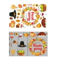 thumbnail image 3 of Thanksgiving Window Clings with Fall Leaves, Turkey, Acorns, Owl, and Squirrel Designs, Seasonal Stickers for Home and Office, 3 of 3
