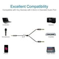 thumbnail image 6 of J&D 3.5mm TRS Male to Dual 6.35mm TS Male Audio Cable 6 ft For Mixer Amplifier Audio Recorder, 6 of 7