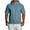 12#Blue, variant on Mens Short Sleeve Hoodie Solid Color Hooded T-shirts Lightweight Fashion with Pocket