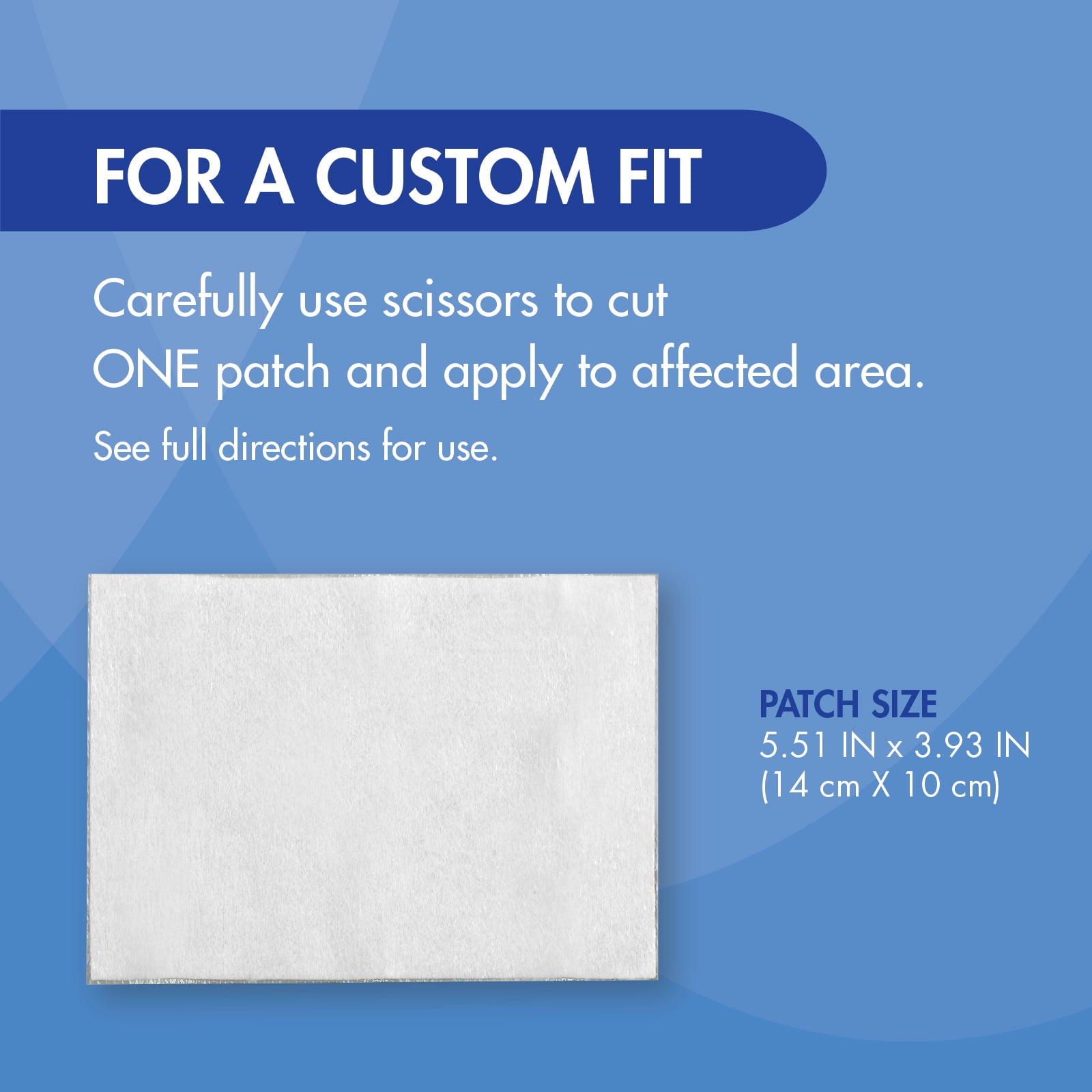 HealthWise Lidocaine Pain Patch | 4% OTC Lidocaine | 18-Count | Paraben-free Formula | Temporarily Soothes Minor Aches and Pains | Unscented | Flexible Application