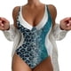 thumbnail image 1 of MKLEKYY Trajes De Baño Mujer Completo Women Printi Swimsuits Monokini Bathing Suits V Neck Swimwear Swimsuits 215, 1 of 4