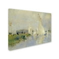 thumbnail image 2 of Trademark Fine Art "Regatta at Argenteuil" 1874 Canvas Art by Pierre-Auguste Renoir, 2 of 3