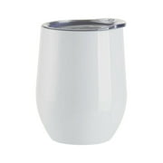 Craft Express 6 Pack 12 oz Glitter Sparkling Stainless Steel Stemless Sublimation Cups