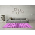 thumbnail image 3 of Ahgly Company Indoor Rectangle Abstract Purple Modern Area Rugs, 5' x 7', 3 of 4