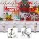 thumbnail image 1 of 4 soportes para calcetines navideños, colgadores, soporte, adornos navideños de metal, gancho de muñeco de nieve para decoración de repisa de ., 1 of 8