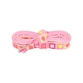 thumbnail image 2 of INSPIRE CHIC Colorful Heart Square Print Flat Shoelaces for Sneakers 1 Pair Pink 100cm/39.4", 2 of 4