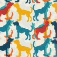 thumbnail image 6 of Orinice Colorful Dog Pattern Round Table Cover Stain Resistant Washable Indoor Outdoor Tablecloth Kitchen Dining Wedding Parties Waterproof Fabric 100% Polyester 42-46, 6 of 8