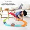 thumbnail image 4 of Race Car Track Set Glow In Dark Changeable Flexible Soft Race Car Track Building Toys For Boys Girls, 4 of 5