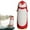 Red, variant on Insulated Tumbler Cute Penguin Double Wall Glass Water Cup 1 Pack Drinkware, Transparent Kitchen Gadget, Multipurpose Vessel for Countertop Cold Brew Juice Storage