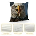 thumbnail image 4 of Orinice bald eagle Graphic Decorative Men Women Boy Girl Room Cushion Throw Pillow Cover for Home Couch Living Room Bed Sofa Square Pillow Covers 1PC 12x12in, 4 of 5