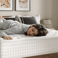 thumbnail image 6 of White 12 inch Full Size Hybrid Mattress in a Box, Memory Foam & Individually Wrapped Coil, Support, Breathable, Pressure relief- 120 Night Trial, 6 of 8