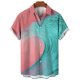 thumbnail image 3 of Camisetas con gráficos de olas del océano para hombres, ropa de surf 3D, camisas hawaianas de playa, camisetas de manga corta Y2K, ropa vintage, blusa con solapa, 3 of 5