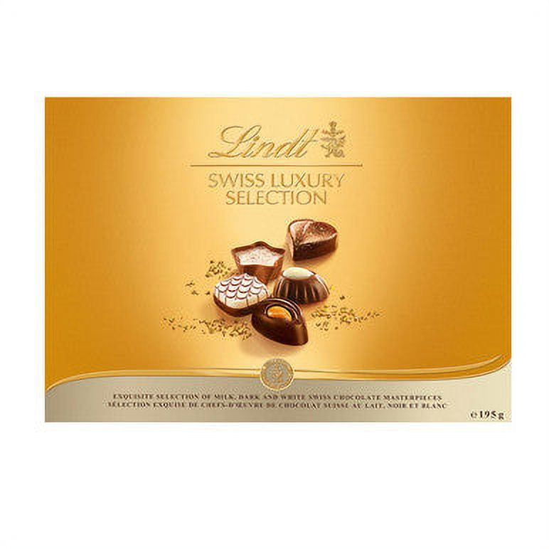 Lindt Swiss Luxury Selection Assorted Chocolate Pralines Gift Box, 195g/6.8 oz. {Imported from Canada}