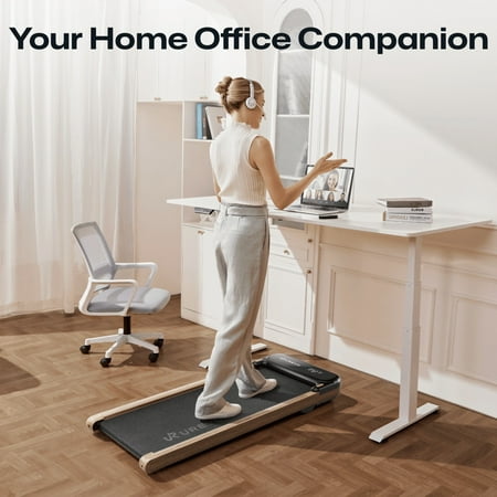 Urevo - Spacewalk E4W Treadmill and Walking Pad - Brown