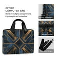 thumbnail image 4 of FORMRS 16" Laptop Bag Carrying Sleeve Case with Handle Travel Shoulder Briefcase, Elegant Geometric Pattern, 4 of 8
