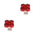 thumbnail image 3 of Vogacara Adaptador de cubo hexagonal de rueda de 12 mm para 1/12 ECX ECX01011 Adaptador de cubo hexagonal de rueda de rendimiento mejorado rojo rojo 2Conjunto, 3 of 6