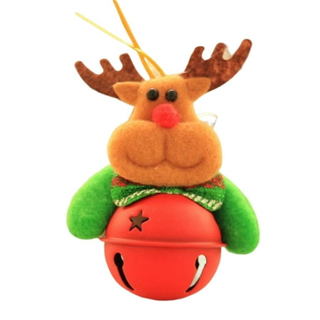

Christmas Bell Snowman Hanging Pendent Exquisite and Compact Santa Pendant for Kids Familes Christmas Gifts F