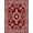 Red, Pattern 2, variant on ODIKA 4'x6' Machine Washable Non-Slip Area Rug, Ornate Medallion Palace with Intricate Border Scrollwork High Traffic Rug, Red, 665749