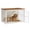 Rustic White and Honey Brown, variant on Feandrea Wooden Dog Crate Furniture, Modern Kennel with Double Doors and Removable Tray, for Medium and Large Dogs Indoor, 48 Inch, Rustic Brown