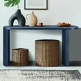 thumbnail image 3 of Kadyn Console Table, Entryway Table, Side Table, Display Table,60" Thick Top Entryway Table with Curved Legs for Sofas, Entryway (Navy Blue), 3 of 8