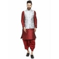 thumbnail image 3 of Kurta set of festive designer silk mix Bollywood style..., 3 of 3