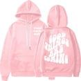 thumbnail image 4 of WEAIXIMIUNG Robe Sweat-Shirt Filles Mode Décontractée Imprimé à Capuche Manches Longues avec Poche Haut, 4 of 4