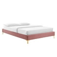 thumbnail image 5 of Modway Amber Full Platform Bed in Dusty Rose, 5 of 10