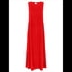 thumbnail image 3 of Vestido Informal de Mujer, Sin Mangas, Cuello Redondo, Color Liso, con Costuras de Encaje y Abertura, Medio. Rojo S, 3 of 8