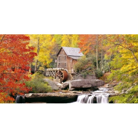 Thin Wall Wheel - Biggies Wall Mural - Water Wheel - Large